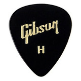Gibson 1/2 Grosa De Palhetas Celuloide Pesadas Aprgg74h Cor Preto