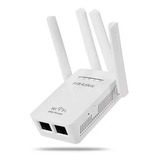 Repetidor Amplificador Señal Wifi 4antenas Rompemuros 2,4ghz