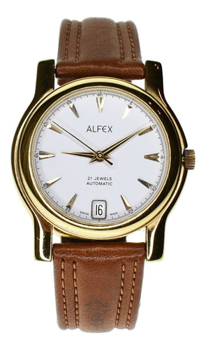 Reloj Alfex Of Switzerland - Automático - Tapa De Cristal