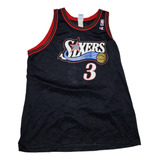 Jersey Champion Sixers #3 Allen Iverson Chico S 