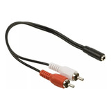 Cable Adaptador Miniplug 3.5mm Hembra A Rca Plug Macho 