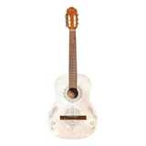 Guitarra Criolla Clásica Bamboo Gc-36-lotusmandala Para Diestros Natural