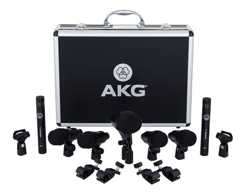 Kit De Microfone Bateria Akg Drum Set Session 1 Loja Oficial