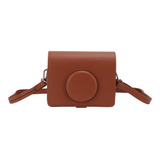 Para Instax Mini Evo Camera Bag Case Moda Cuero Pu