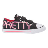 Converse Tenis Niña Pretty Strong  Negro/rosa 763587f