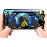 2 Dedales Celular Gaming Gamer Guante Touch Anti Derrapante