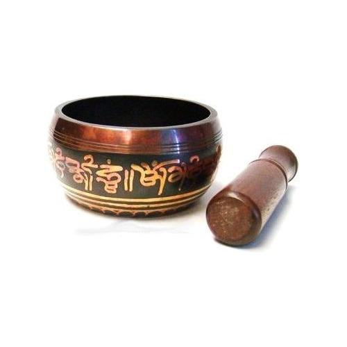Tibetan Singing Bowls Con Golpeador, 4,5 Pulgadas De Ancho