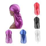 5 Piezas Unisex Durag Bandana Bufanda Musulmán Turbante