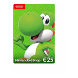 Nintendo Eshop Card 25 Eur Para Cuenta Europea