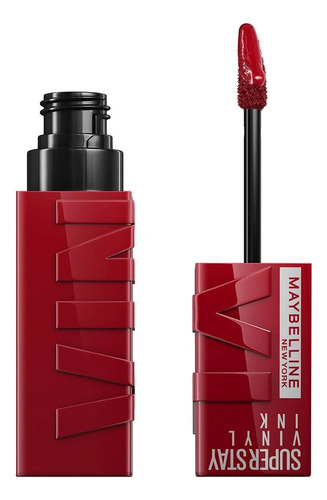 Labial Maybelline Super Stay Vinyl Ink Lippy Acabado Larga Duración