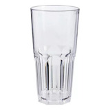 Vaso Facetado Trago Largo Bar Zeta Plastico Duro X30 Koval