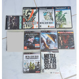 Lote Coleção Metal Gear Solid Ps1 Ps2 Ps3