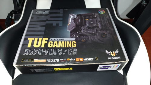 Placa Mae Asus Tuf X570 Gaming Plus Br Defeito!!