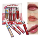 Serie 4pzs Lip Gloss Brilloso Pero No Pegajoso