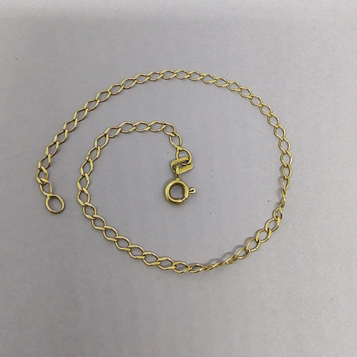 Pulseira Ouro 18k 750 Groumet 19cm