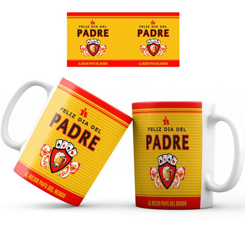 Mug Taza Día Del Padre Pocillo Papás Regalo Cerveza