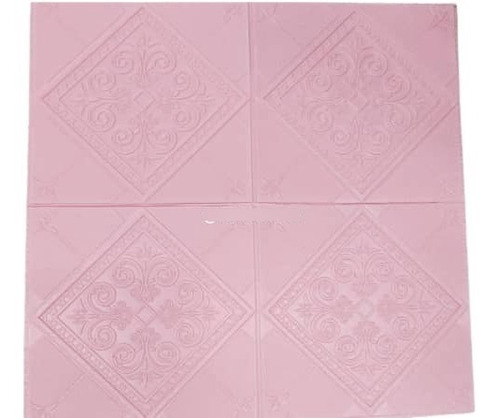 Lamina 3d Panel Decorativo Cielo Rosado Adhesivo Pack De 10