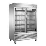 Refrigerador Vertical 2 Puertas De Cristal Migsa Ur-54c-2g