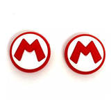2 Gomas Mario Bros Control Joystick Switch Thumb Protector 