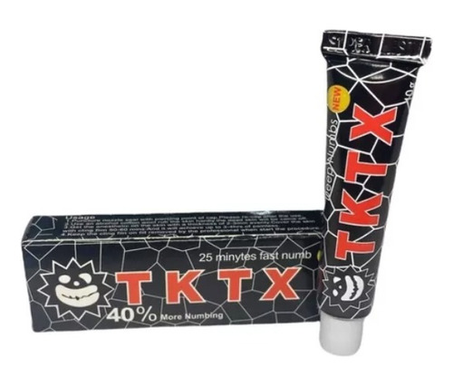 Crema Previa Para Tatuaje T-k-t-x Negra