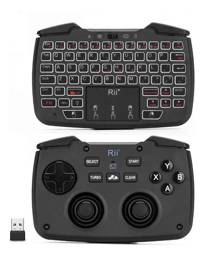 Mini Teclado Rii Rk707, Alça De Jogo Sem Fio, Leve