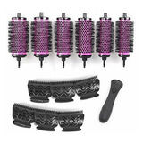 Cepillo Para Cabello - Round Hair Brush Set With Detachable 