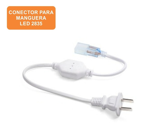 Conector Enchufe Neon Manguera Led 220v Exterior