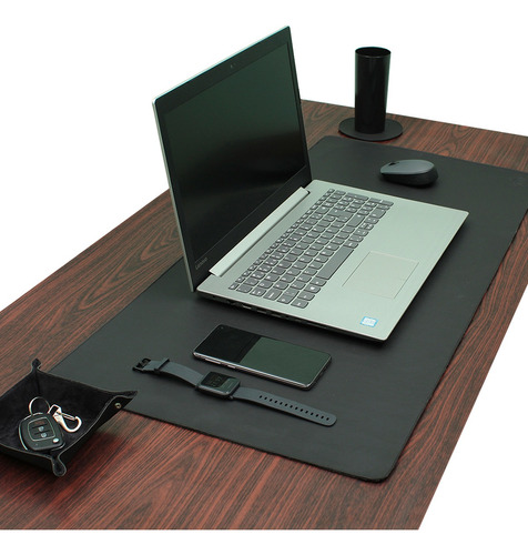 Desk Pad Feroz Wf 120x50 Porta Copos E Porta Chaves