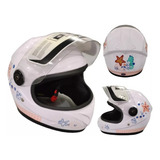 Casco Cerrado Infantil Mermaid Blanco