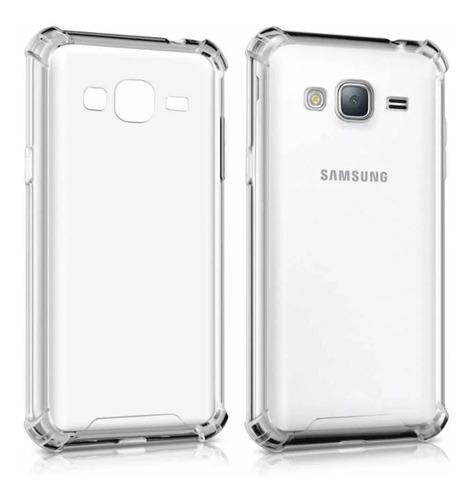 Funda Antishock Para Samsung J7 2016 + Vidrio Templado