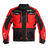 Chamarra Motociclista Hombre Con Protectores Impermeable Wkl