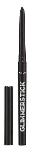 Avon Delineador Retráctil De Ojos Glimmerstick Color Blackest Black