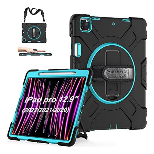 Funda Para iPad Pro 6a 12 Pulgadas Silicona Resistente Verde