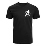 Polera Estampada Avengers, Logo, Héroes Romanosmodas