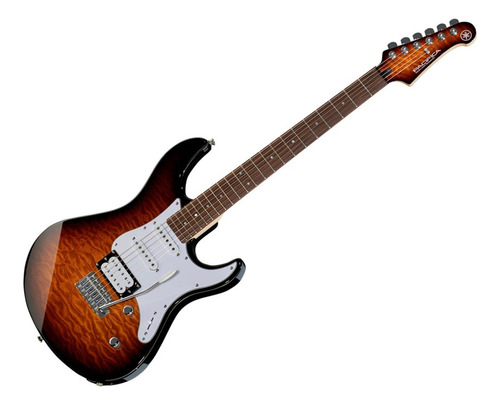 Guitarra Electrica Yamaha Pacifica Sombreada Pac 212vqm Color Marrón Material Del Diapasón Maple Orientación De La Mano Diestro