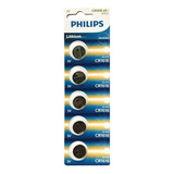 Pila Cr1616 De Litio Philips Dl1616 Tipo Botón 3v 5 Unidades