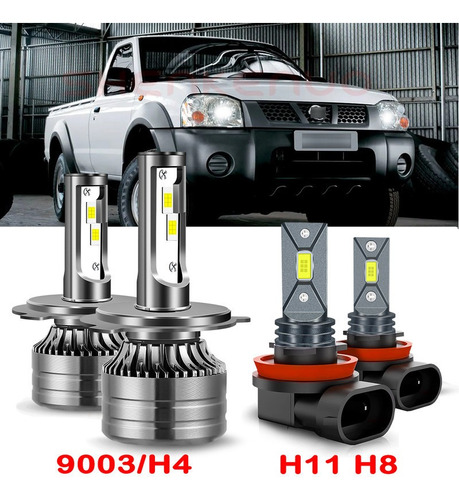 H11 H4 9003 High And Baja Light Kit For Nissan Led Focus Kit