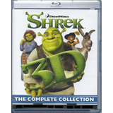 Shrek Tetralogía Blu-ray 3d Importado En Español