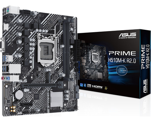 Mother Asus Prime H510m K R2.0 Intel 10ma 11va Lga1200 Pc