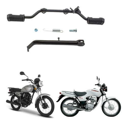 Barra Posapie Delantero Para Moto Italika Ft 150 Cargo 125