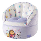 Puf Idea Nuova Gabbys Dollhouse Para Niños, Color Morado