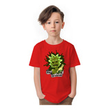 Polera Niños Rick And Morty Toxins Series 100% Algodón Wiwi