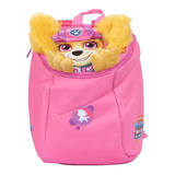 Mochila Paw Patrol Cara Peluche Skye Chs-int-06 Color Rosa