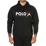 Blusa De Frio Polo Xtr Em Algodão Com Capuz E Bolso Canguru