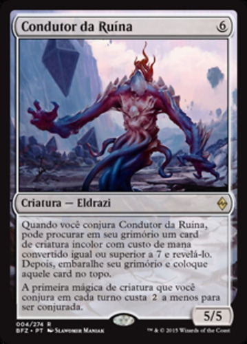 Carta Magic Conduit Of Ruin Portugues Battle For Zendikar