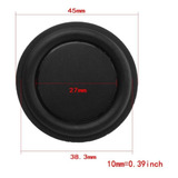 45mm Radiador Passivo Subwoofer Speaker Vibração Membrana B