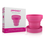 Copo Esterilizador Em Silicone Coletor Menstrual Cor Sortida