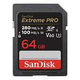 Tarjeta De Memoria Sandisk Extreme Pro 64gb Sdxc Clase 10 Uh
