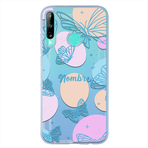 Funda Para Huawei Mariposas Personalizada Con Tu Nombre