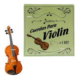 Cuerdas Para Violin 4/4 3/4 Distele Acero Y Cromo Niquel Cds